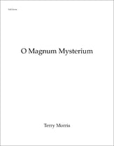 O magnum mysterium SATB choral sheet music cover